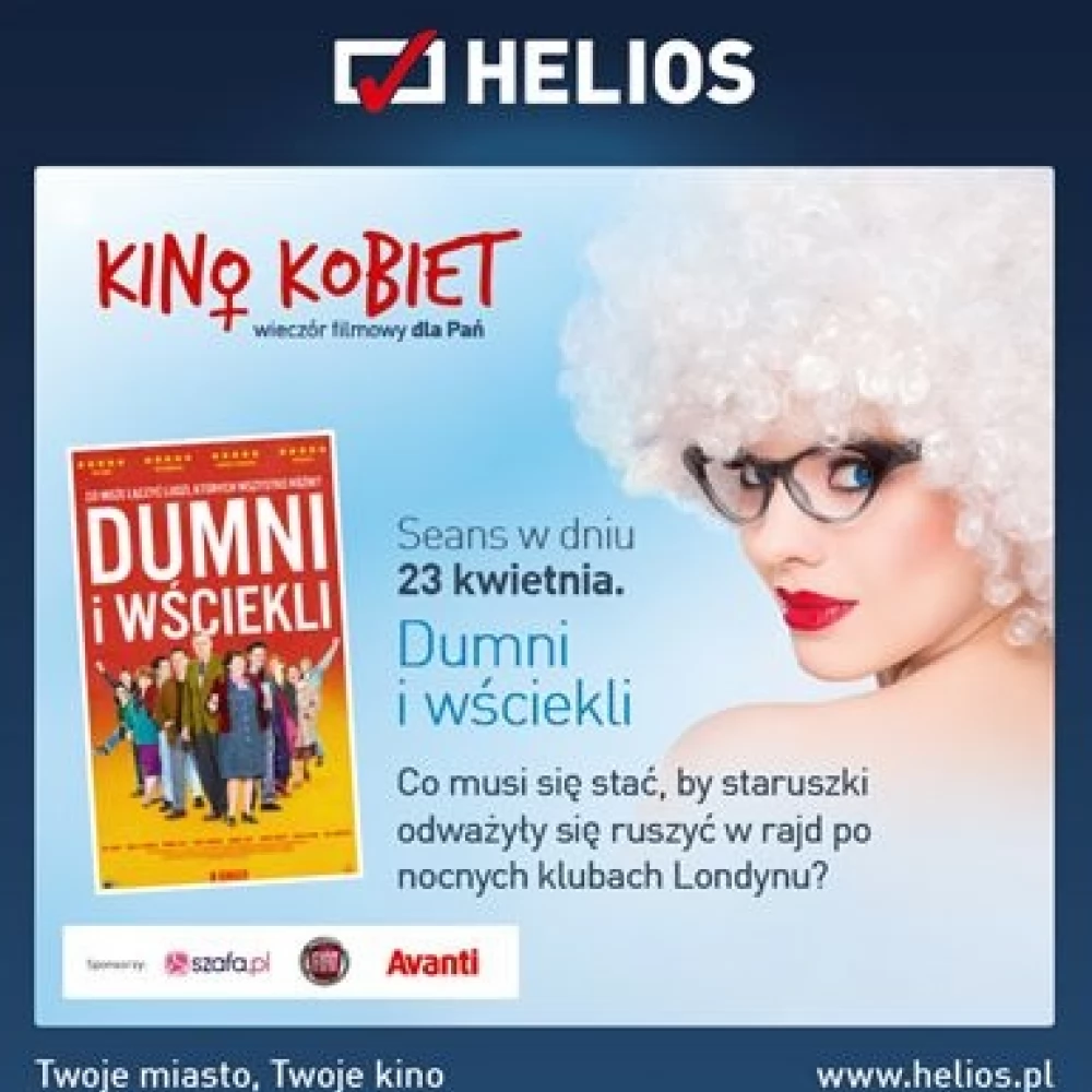 Kino Kobiet - Dumni i wściekli w Heliosie