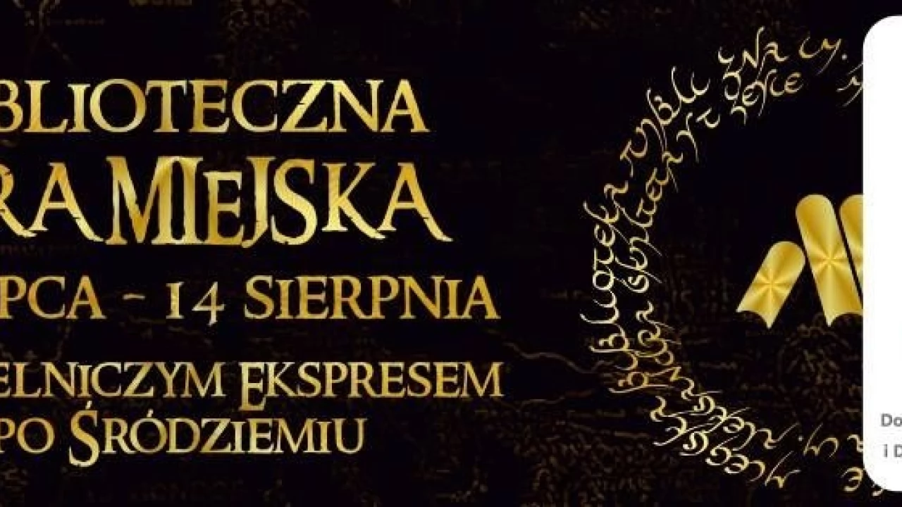 Czytelniczym Ekspresem po Śródziemiu. Gra Miejska