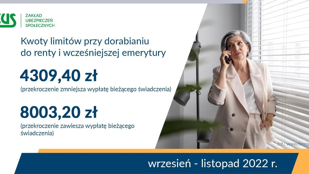 Renciści i wcześniejsi emeryci mogą dorobić mniej