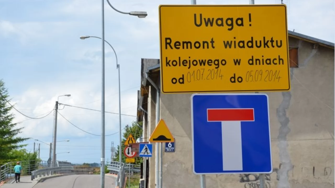 Kolejarze rozpoczynają remont wiaduktów w ciągu ul. Traugutta