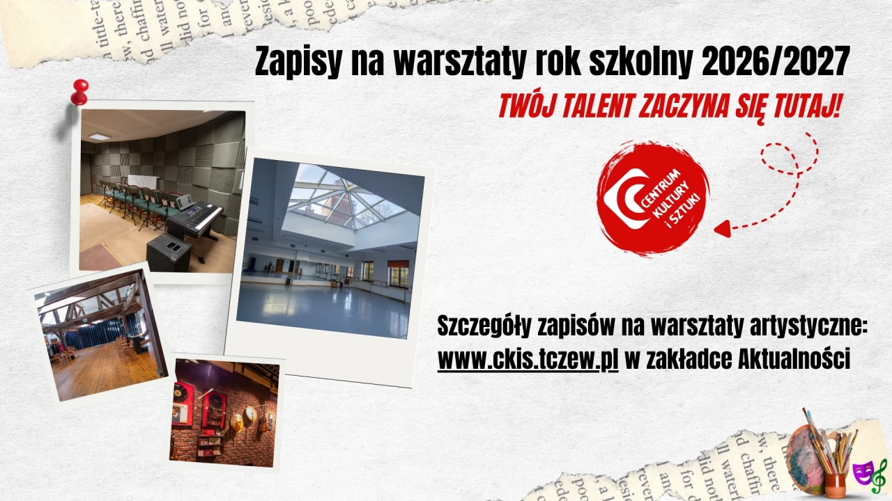 Zapisy na warsztaty artystyczne w roku szkolnym 2026/2027