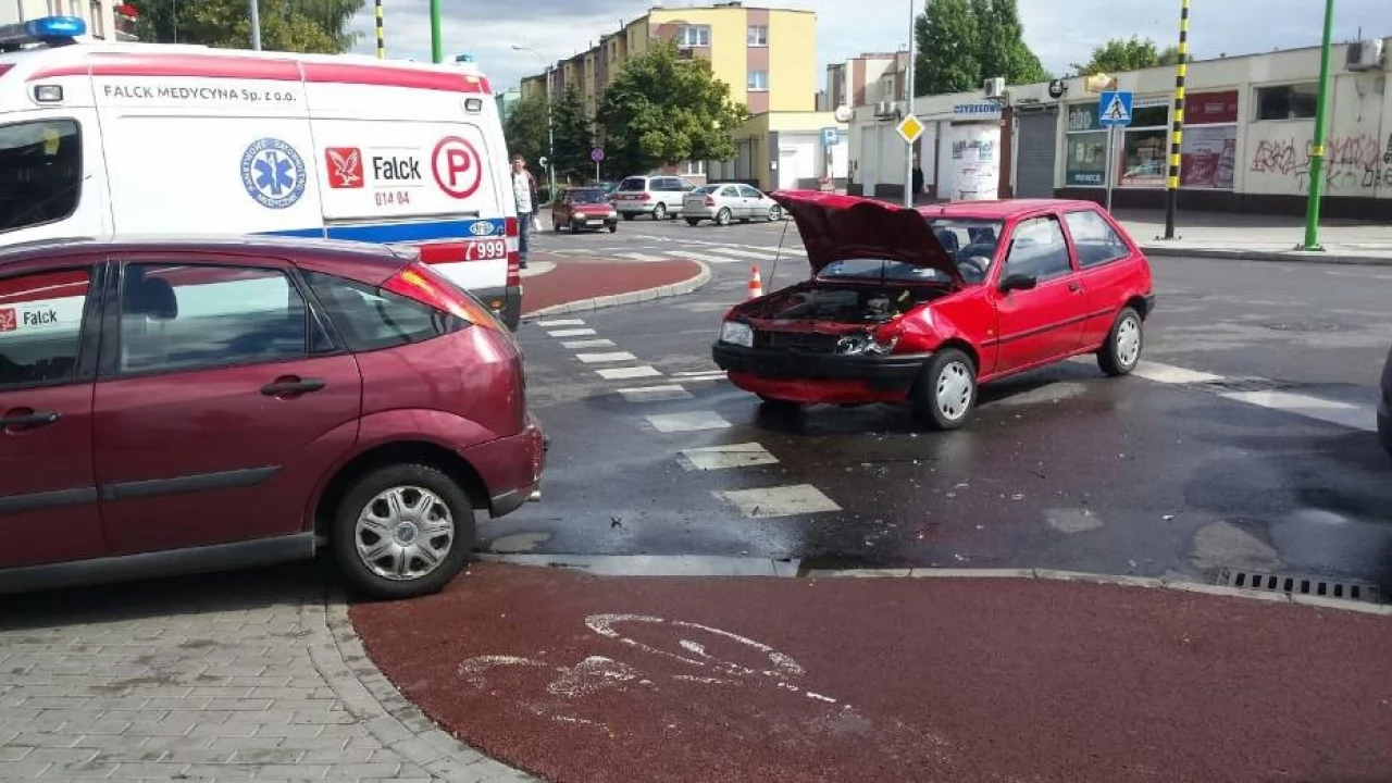 Czyżykowska / Nowowiejska. Wypadek dwóch aut