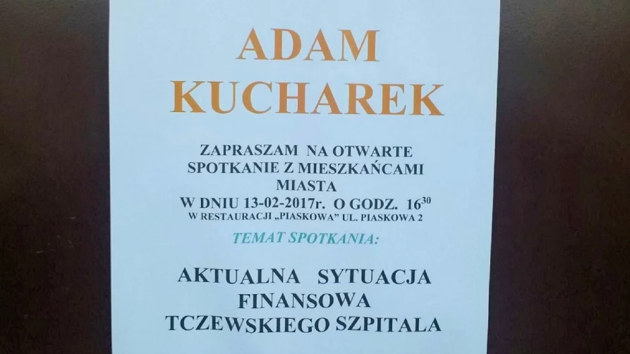 Plakaty informacyjne pojawiły się w licznych miejscach w Tczewie