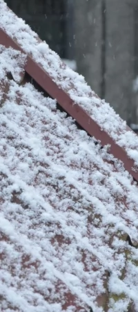 Pierwszy śnieg tej jesieni
