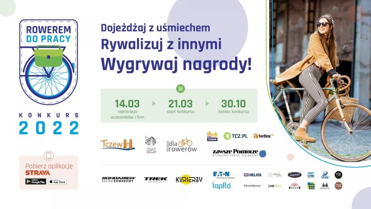 Rowerem do Pracy. Dzięki sponsorom moc nagród