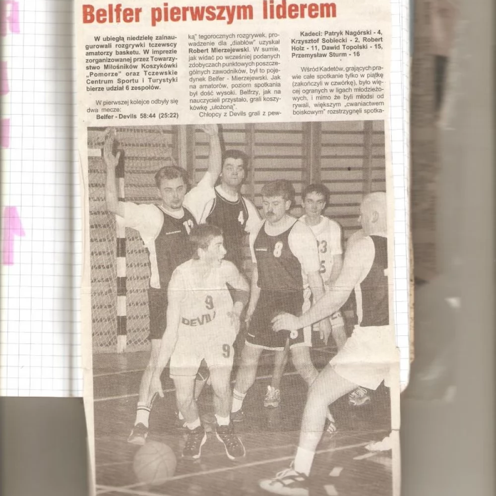 Mecz wspomnień z Tczewskiej Amatorskiej Ligi Koszykówki Pana Adama Kamińskiego i zakończenie V edycji TALK