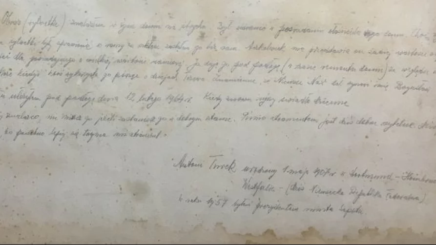 Odkrycie tczewskiego pasjonata historii