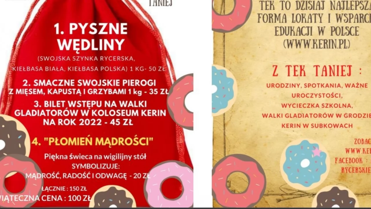 "Worek Świąteczny Kerin". Zamów prezent i wspieraj historyczną pasję!