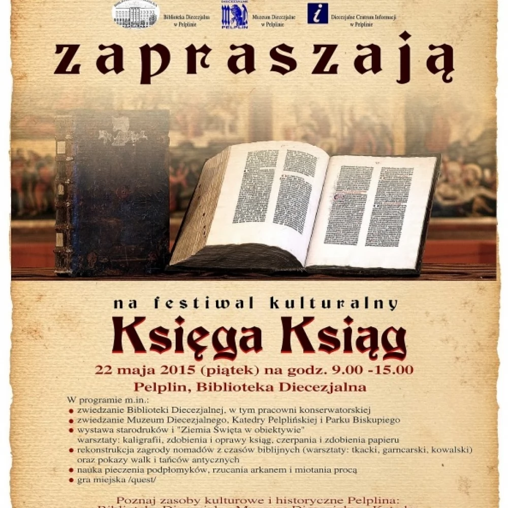 "Księga Ksiąg". Festiwal Kulturalny w Pelplinie