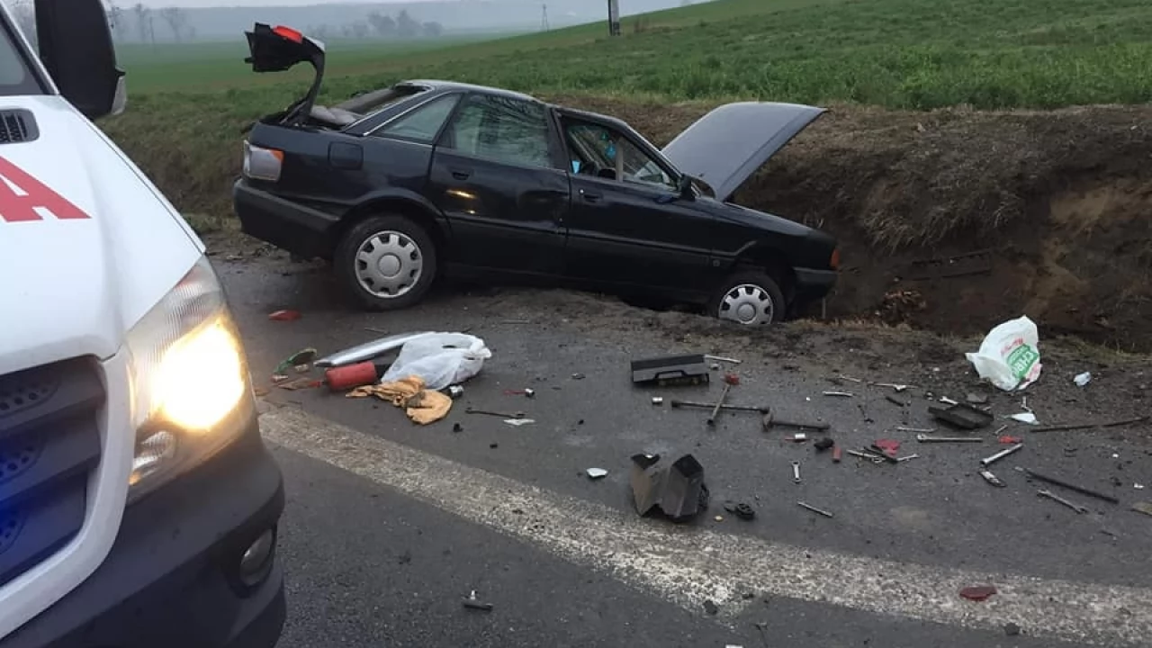 Subkowy. Zderzenie dwóch aut, dwie osoby ranne