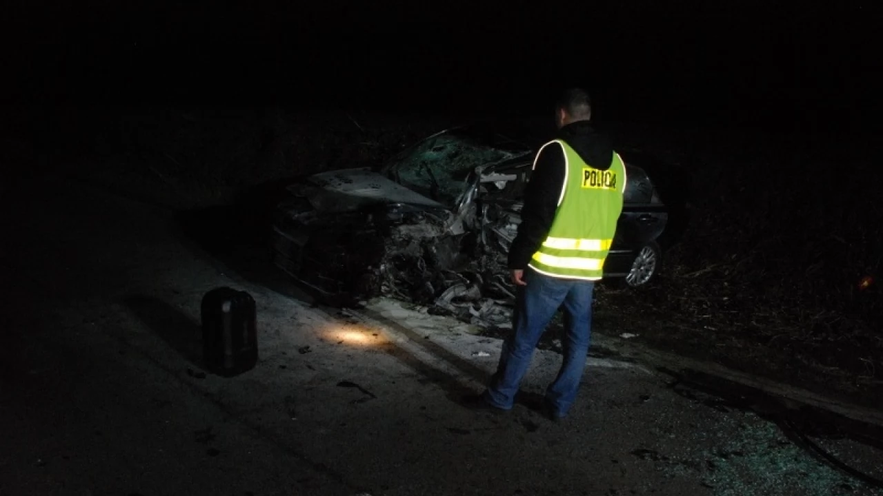 Policjanci wyjaśniają okoliczności wczorajszego wypadku drogowego w Bałdowie