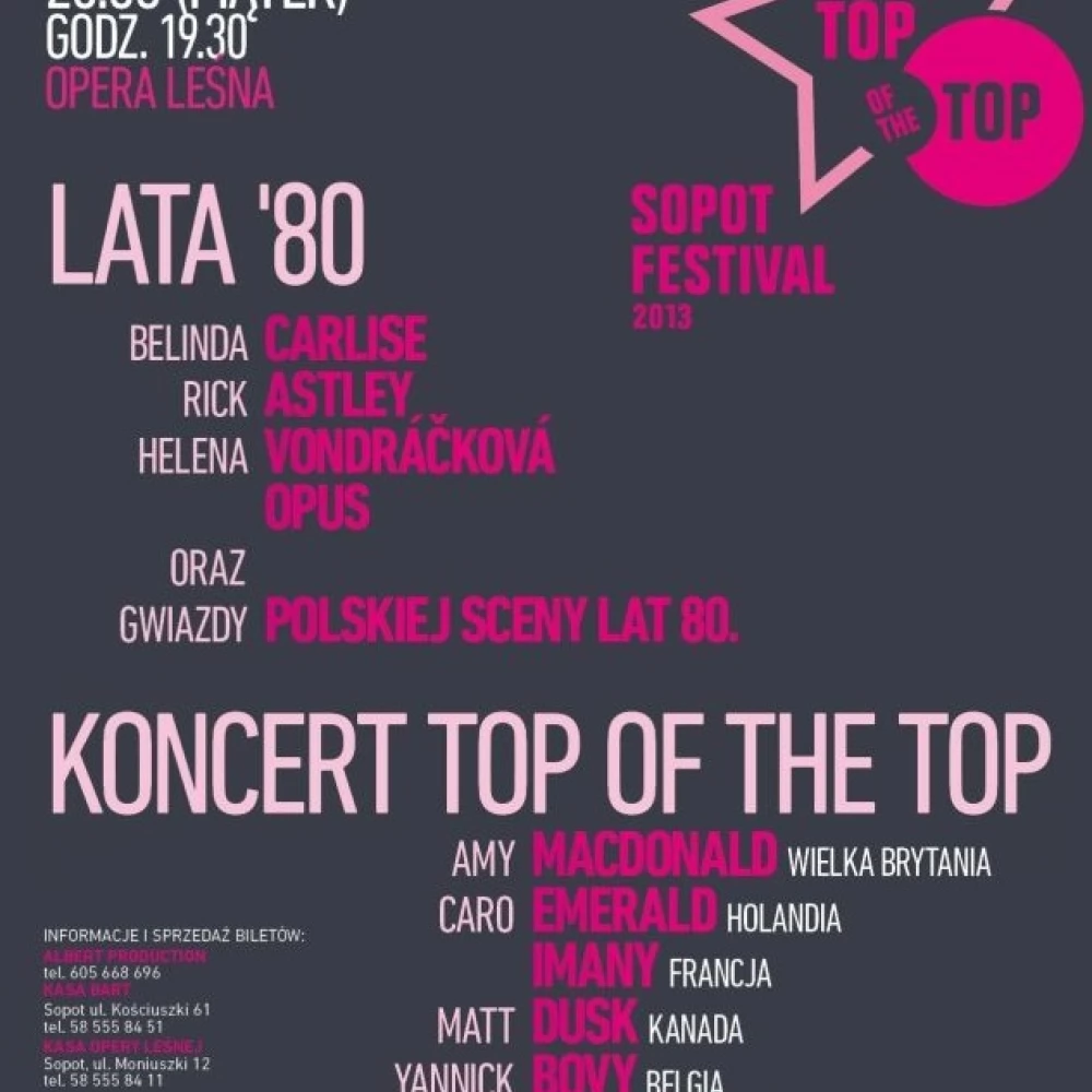 Orkiestra pod batutą tczewianina na scenie Sopot Festival 2013