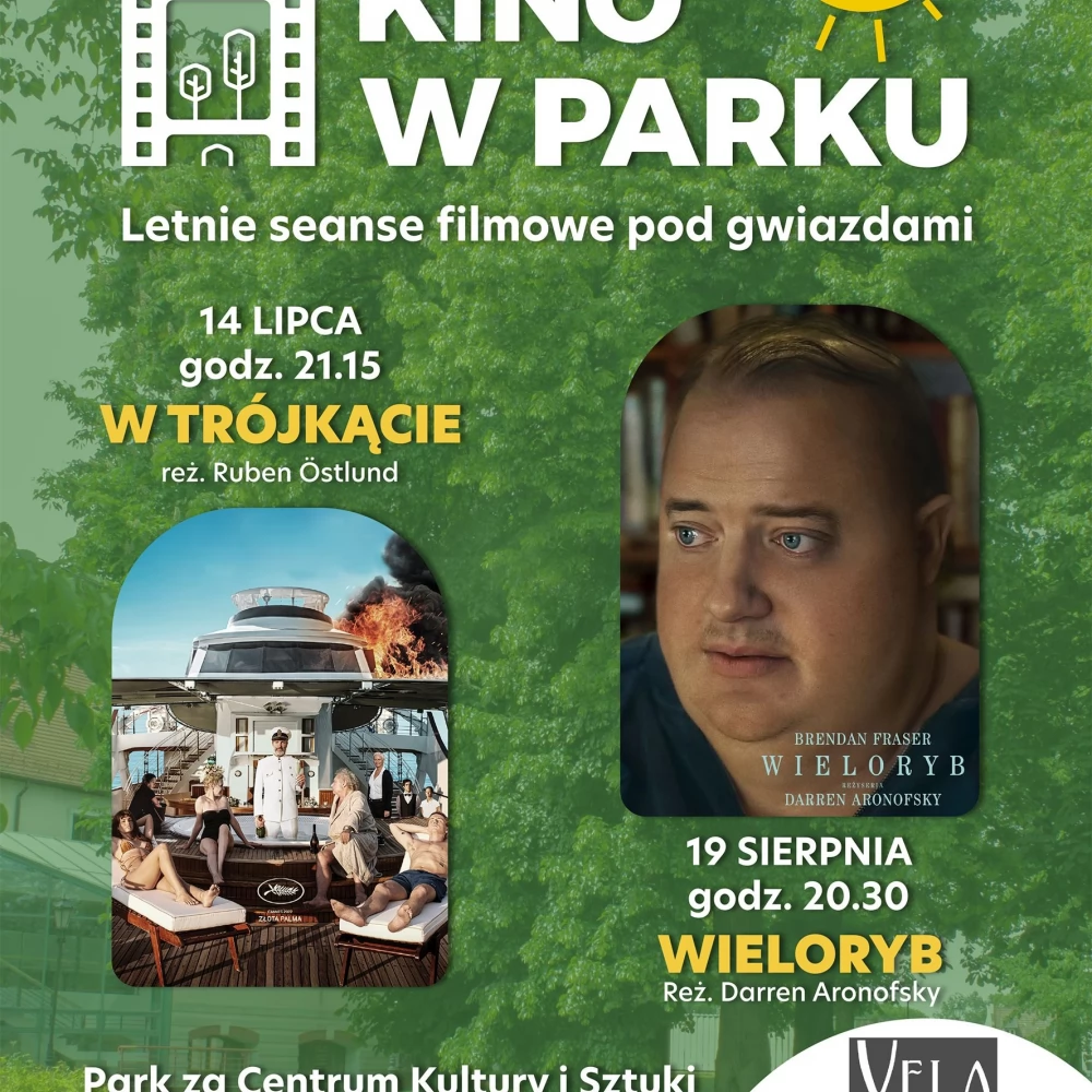Kino w Parku - projekcja filmu "Wieloryb" reż. D. Aronofsky