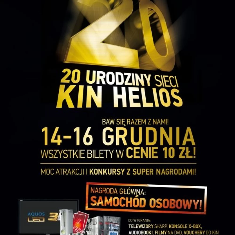 Helios obchodzi 20. urodziny. Co z tej okazji?