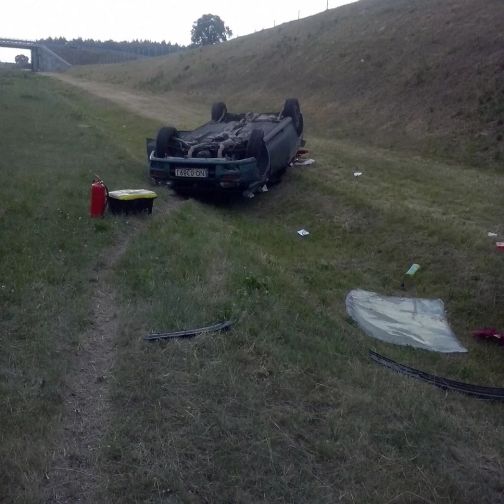 Dwa groźne wypadki na drogach powiatu tczewskiego
