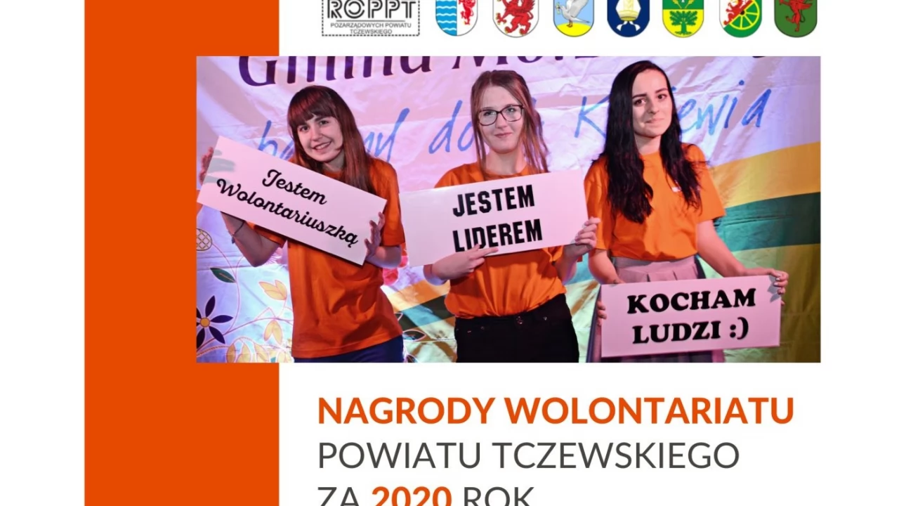 Trwa nabór kandydatów do Nagród Wolontariatu Powiatu Tczewskiego za 2020 rok!
