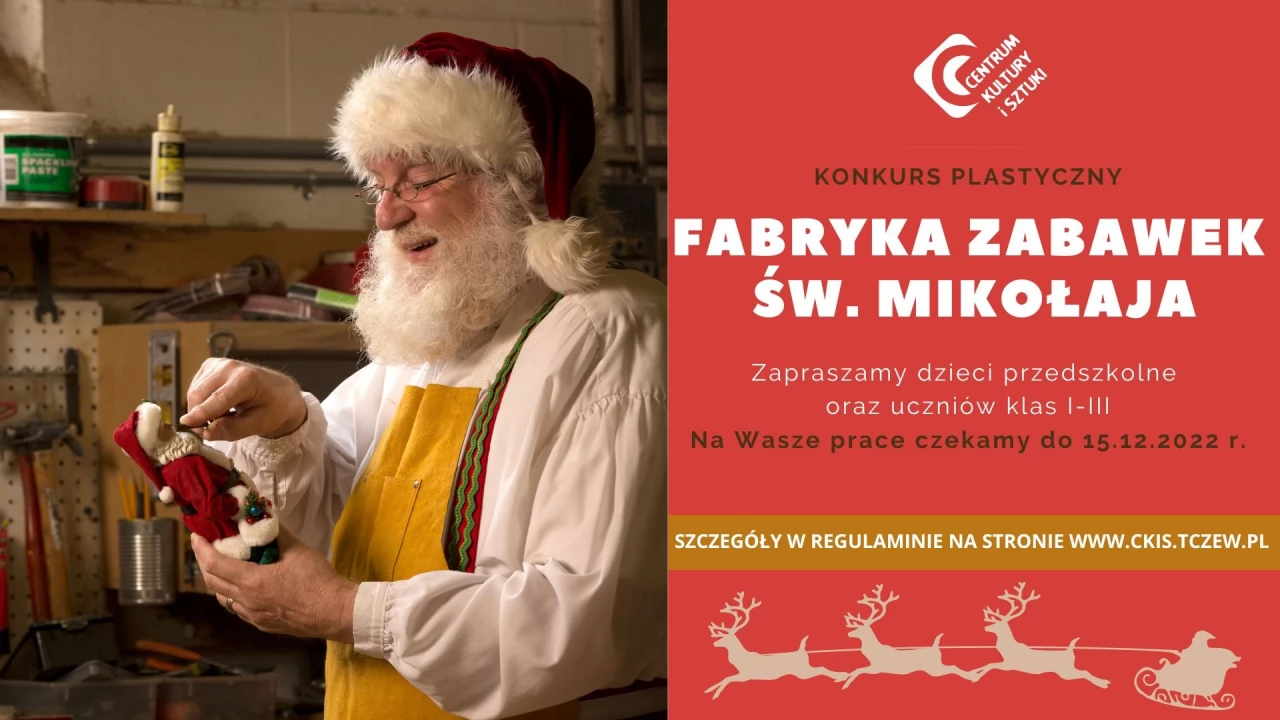 Fabryka zabawek św. Mikołaja - konkurs plastyczny dla dzieci