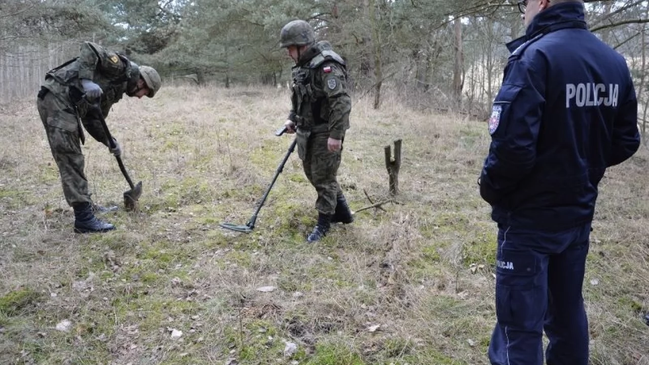 Niewybuch na terenie byłych poligonów wojskowych