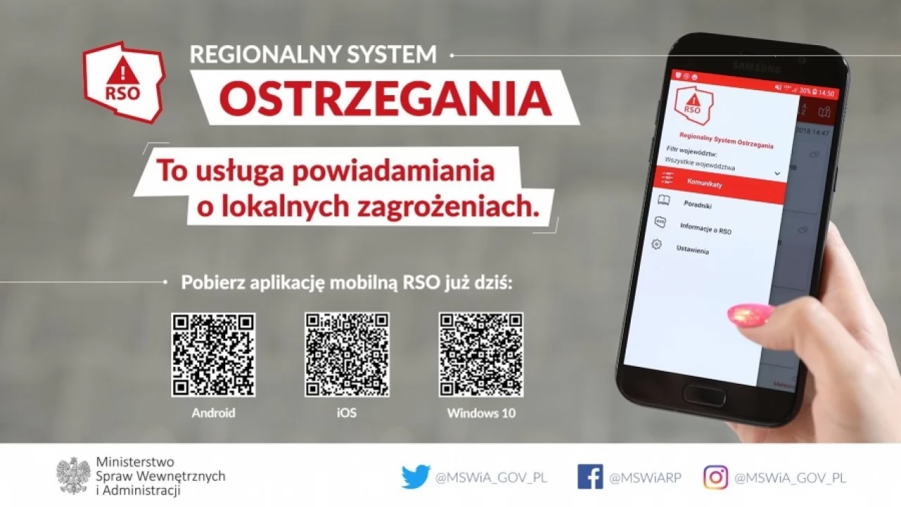 Nowa wersja Regionalnego Systemu Ostrzegania