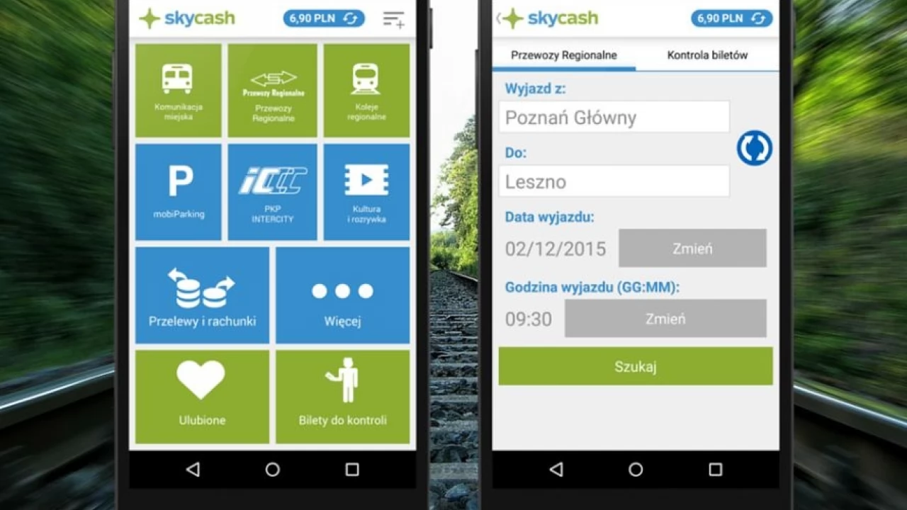 Mobilne bilety Przewozów Regionalnych w aplikacji SkyCash