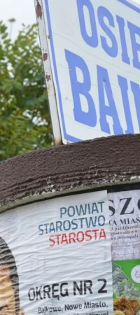 Plakaty wyborcze można wieszać w wyznaczonych miejscach