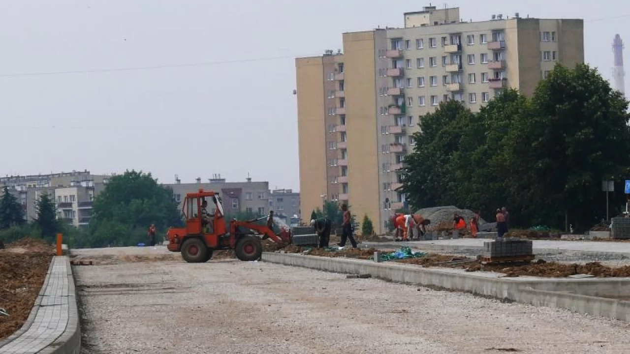 Ul. Nowosuchostrzycka - prace ziemne na ukończeniu