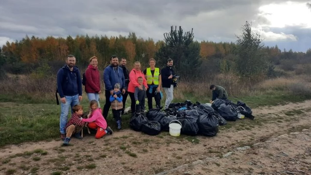 Sprzątali las na Górkach