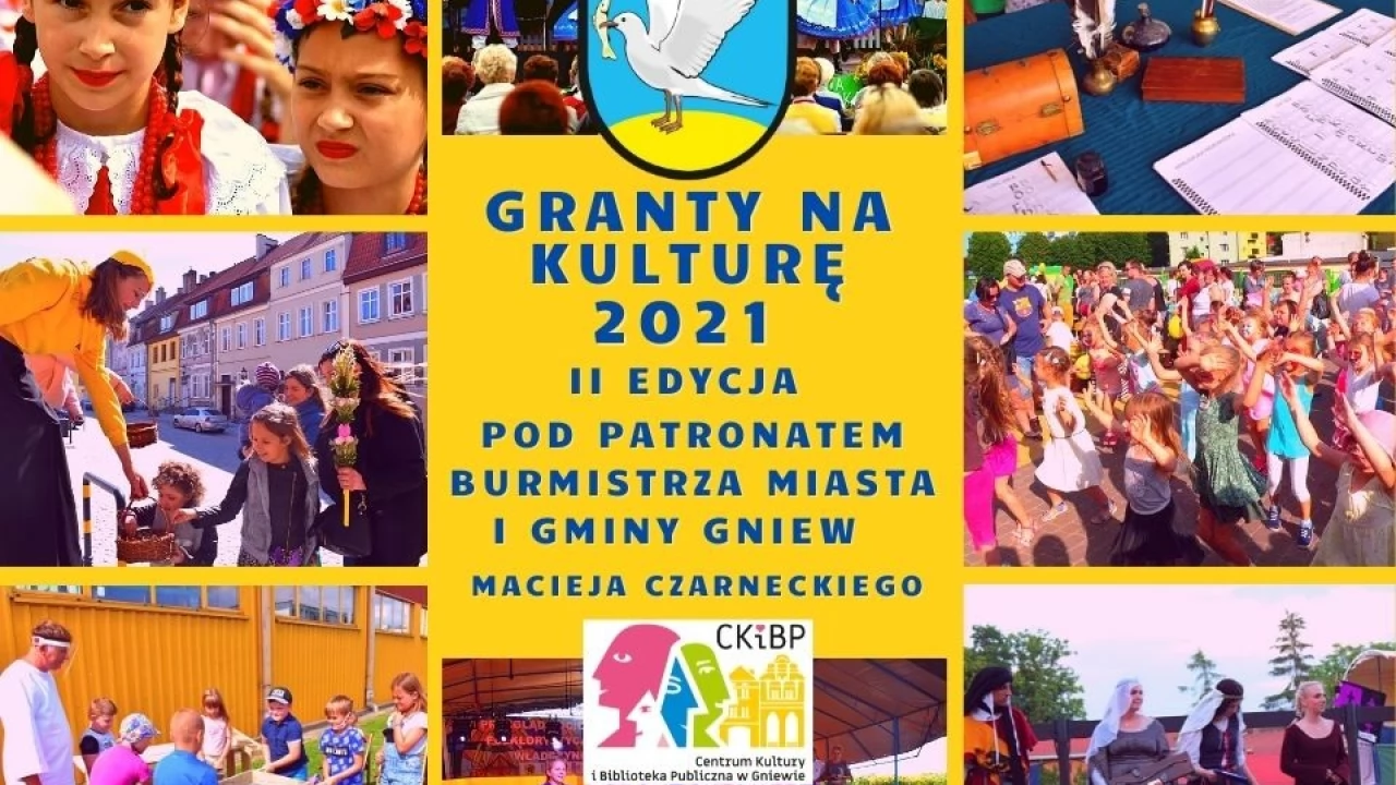 Gniew. Konkurs Granty na Kulturę Edycja II 2021