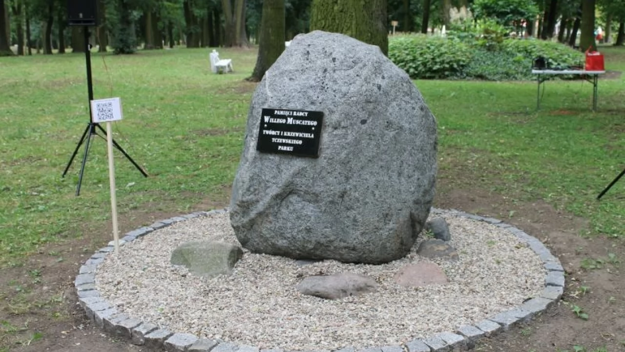 Willy Muscate upamiętniony w parku, który założył