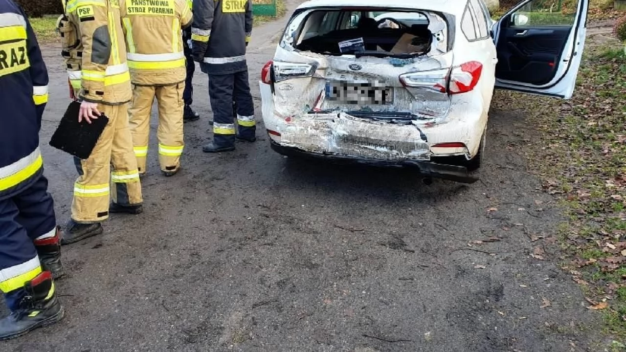 Ciężarówka, osobówka i bus zderzyły się na dk 91