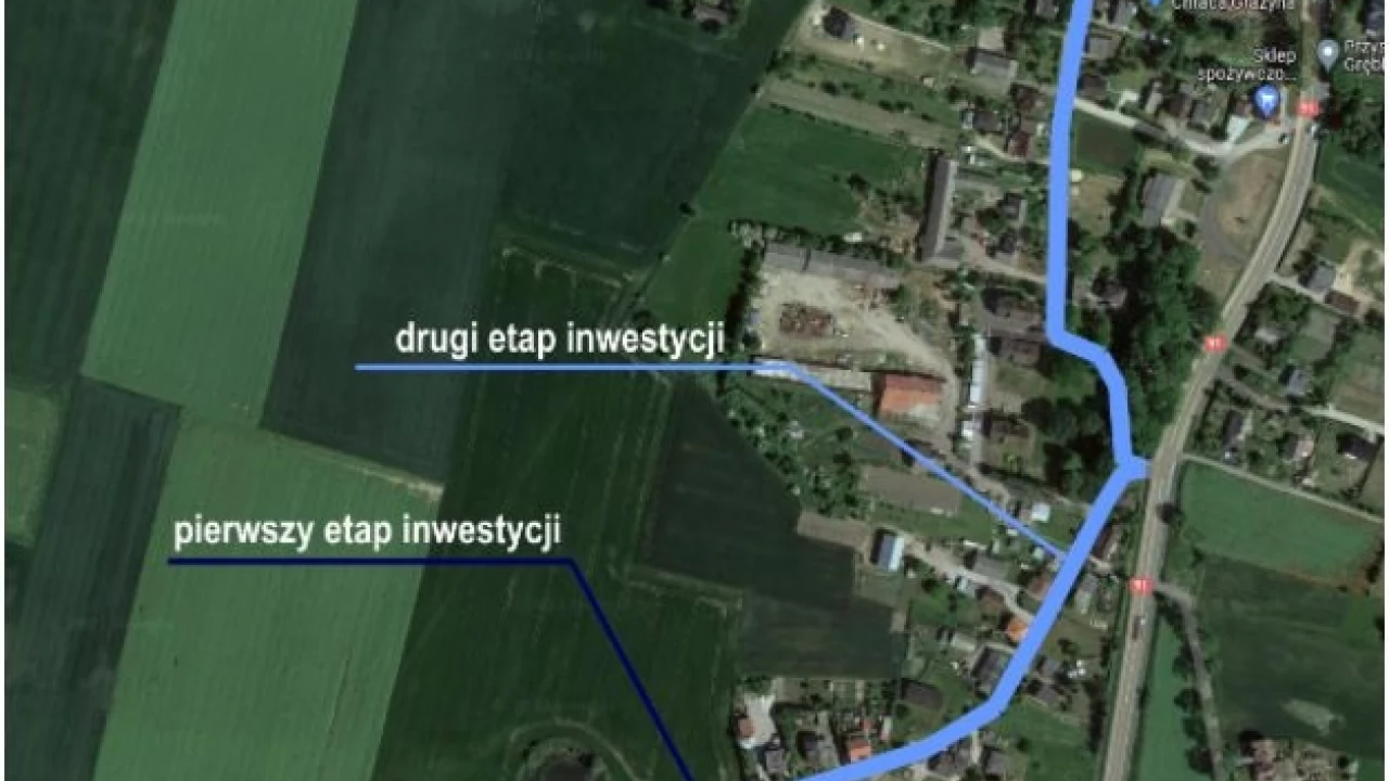Rozpoczęto prace przy przebudowie drogi gminnej w Gręblinie