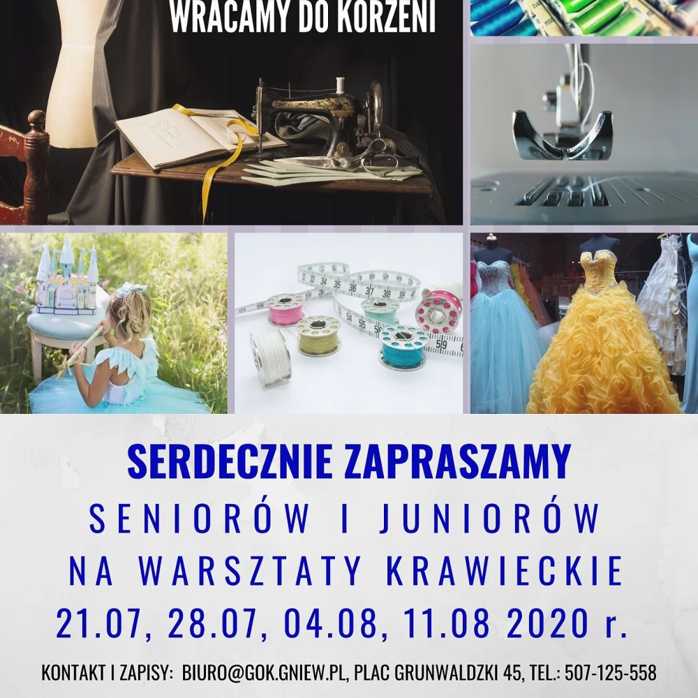 Warsztaty "Łączymy pokolenia - wracamy do korzeni" ruszają w Gniewie