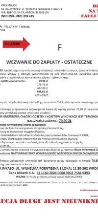 Takie pisma trafiły również do tczewskich mieszkań