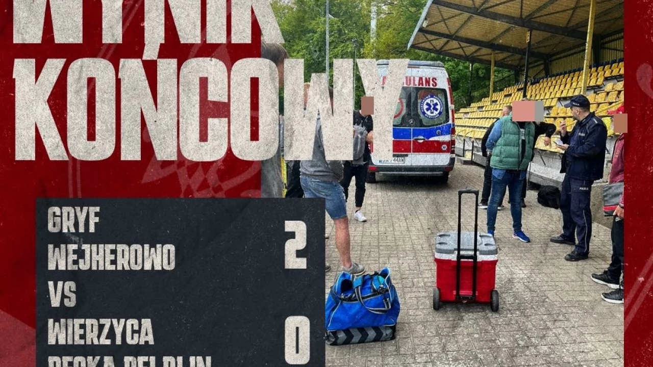 Skandaliczne sceny na wyjazdowym meczu drużyny z Pelplina