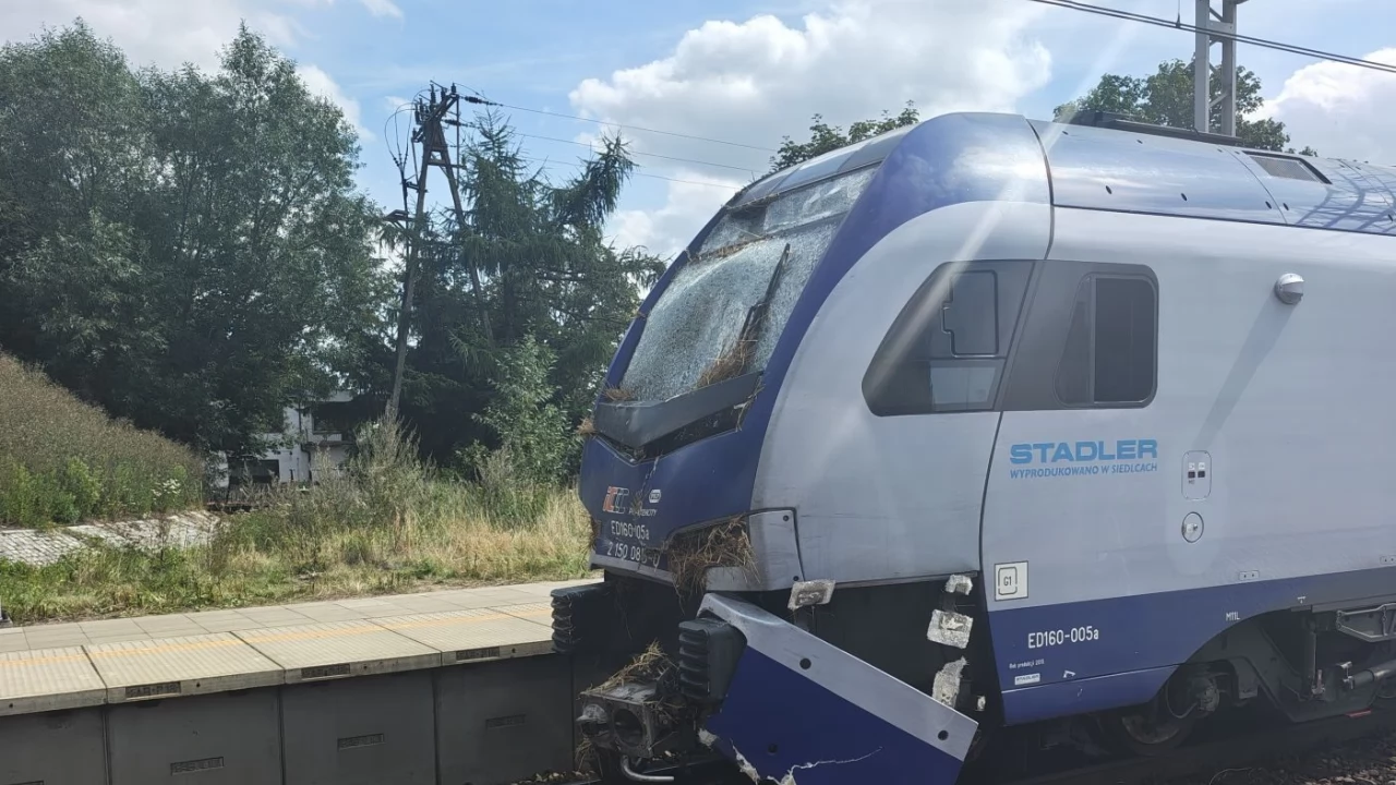 Pod wpływem alkoholu wjechał pod pociąg narażając zdrowie i życie ok 500 pasażerów! PKP apelują o rozwagę w czasie żniw [WIDEO]