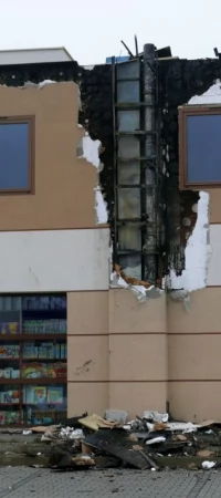 Ogień rozprzestrzeniał się szybko