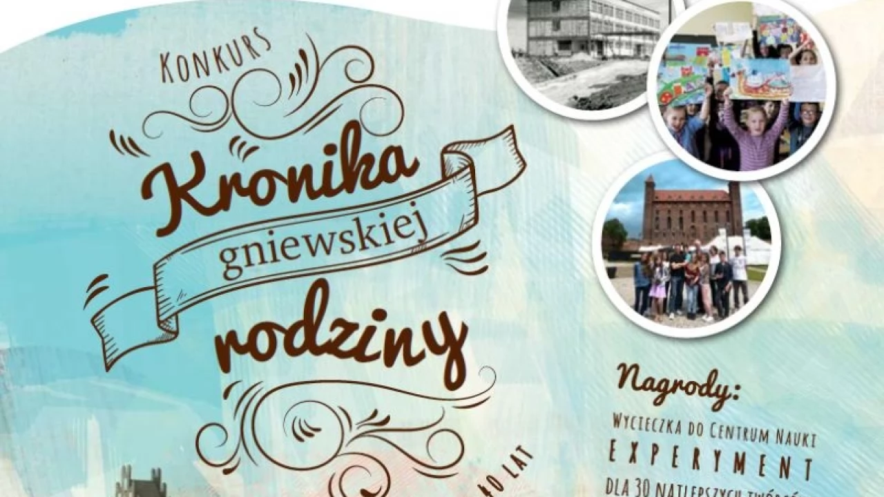 Dla Gniewu wczoraj, dziś i jutro - konkurs dla szkół