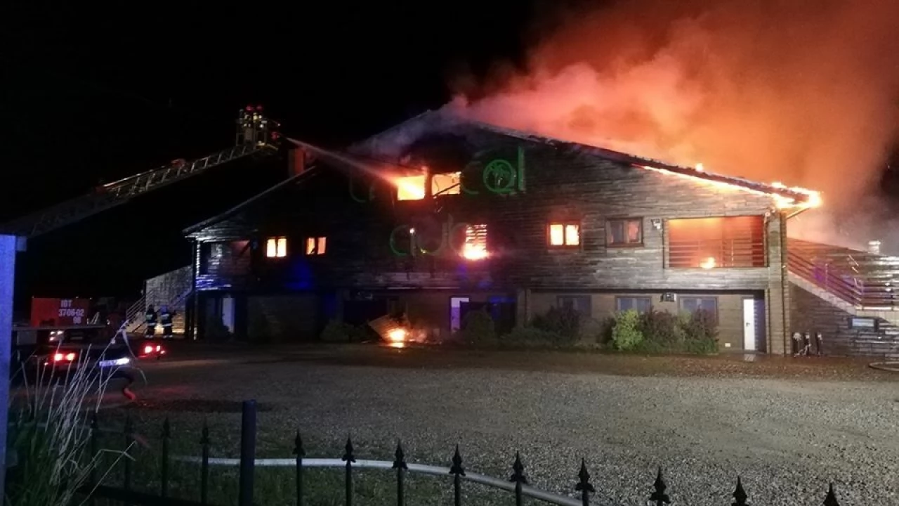 Policja wyjaśnia przyczyny pożaru w Gołębiewie Średnim. "Kluczowa będzie opinia biegłego"