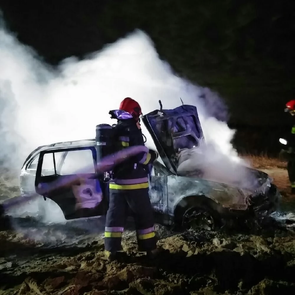 Podpalenie na terenie żwirowni efektem porachunków? Sprawa jest dziwna