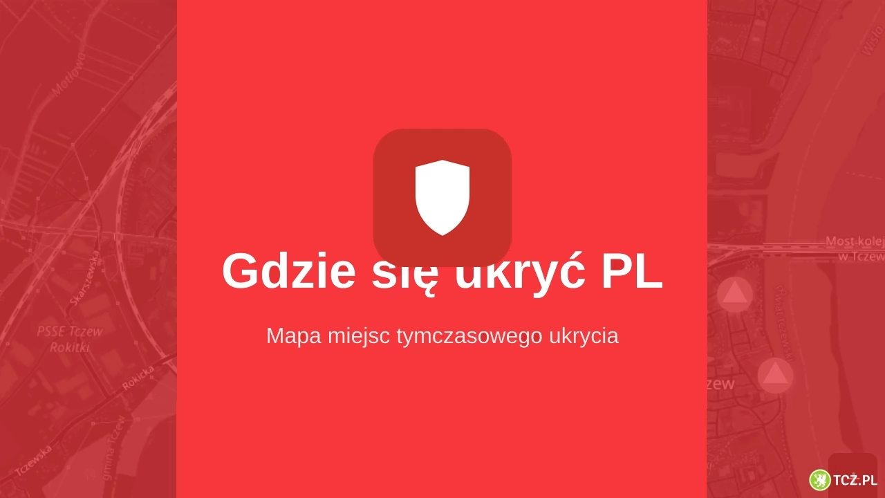 Nowa aplikacja "Gdzie się ukryć" pomaga znaleźć schrony w całej Polsce