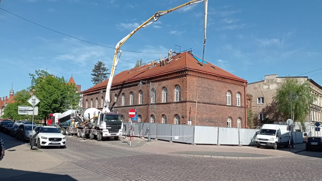 Remont biblioteki w toku