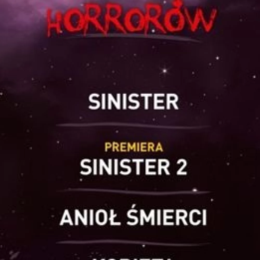 Maraton horrorów w tczewskim Heliosie