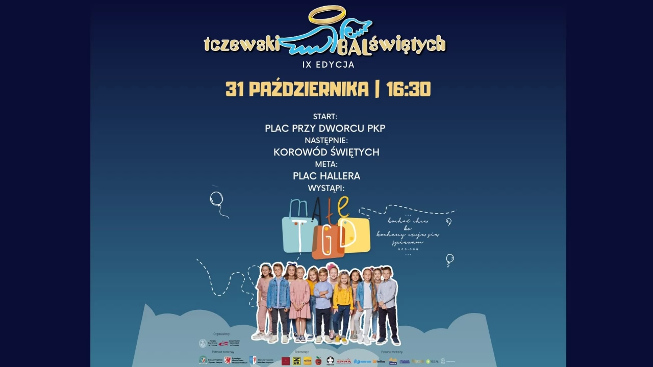 Tczewski Bal Świętych - kolorowy korowód i koncert na Starym Mieście
