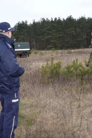 Niewybuch na dawnym poligonie