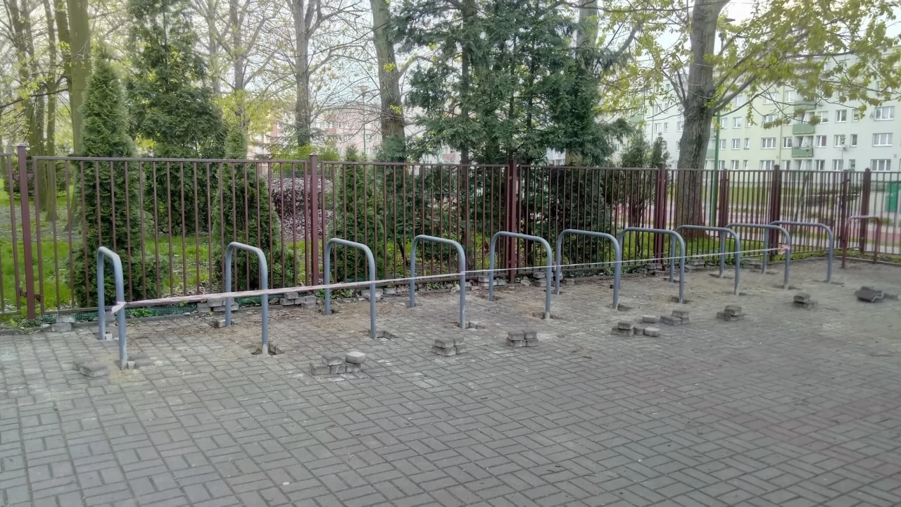 W Tczewie coraz więcej rowerowych stojaków