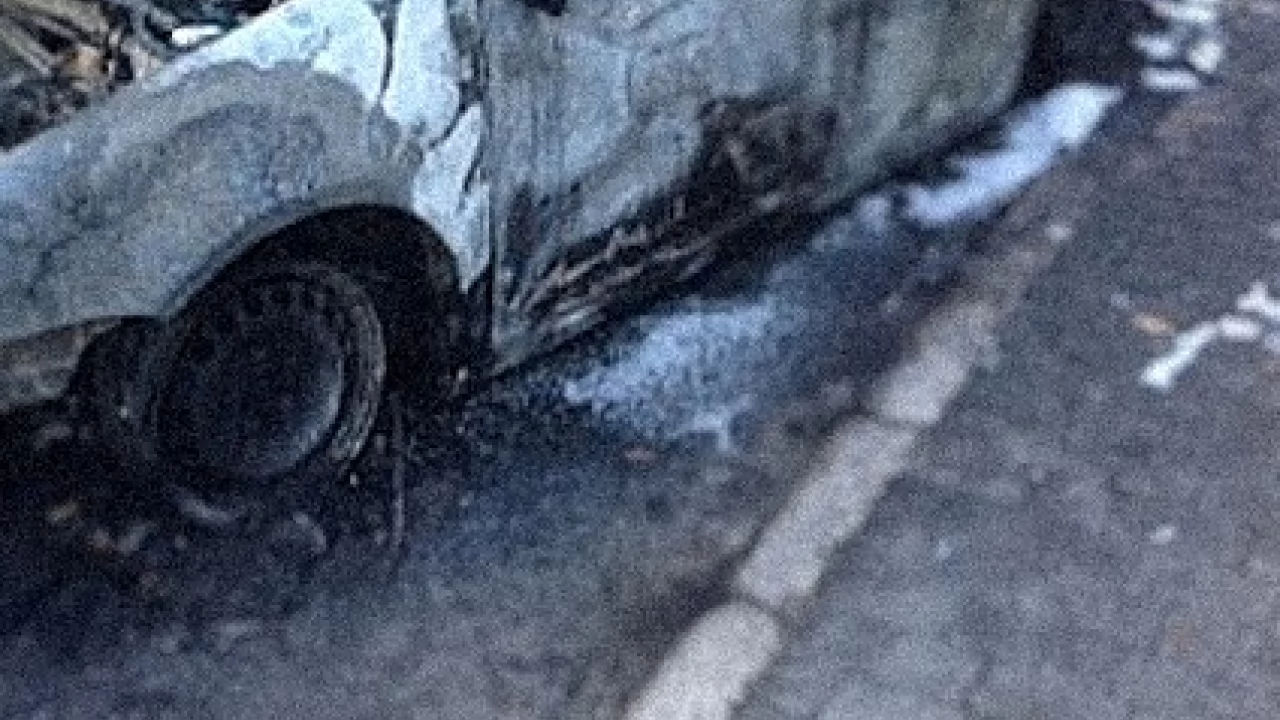 Na ulicy 30 Stycznia paliło sie kilka samochodów
