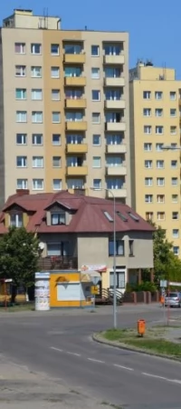 Skrzyżowanie ul. Saperskiej i Jedności Narodu