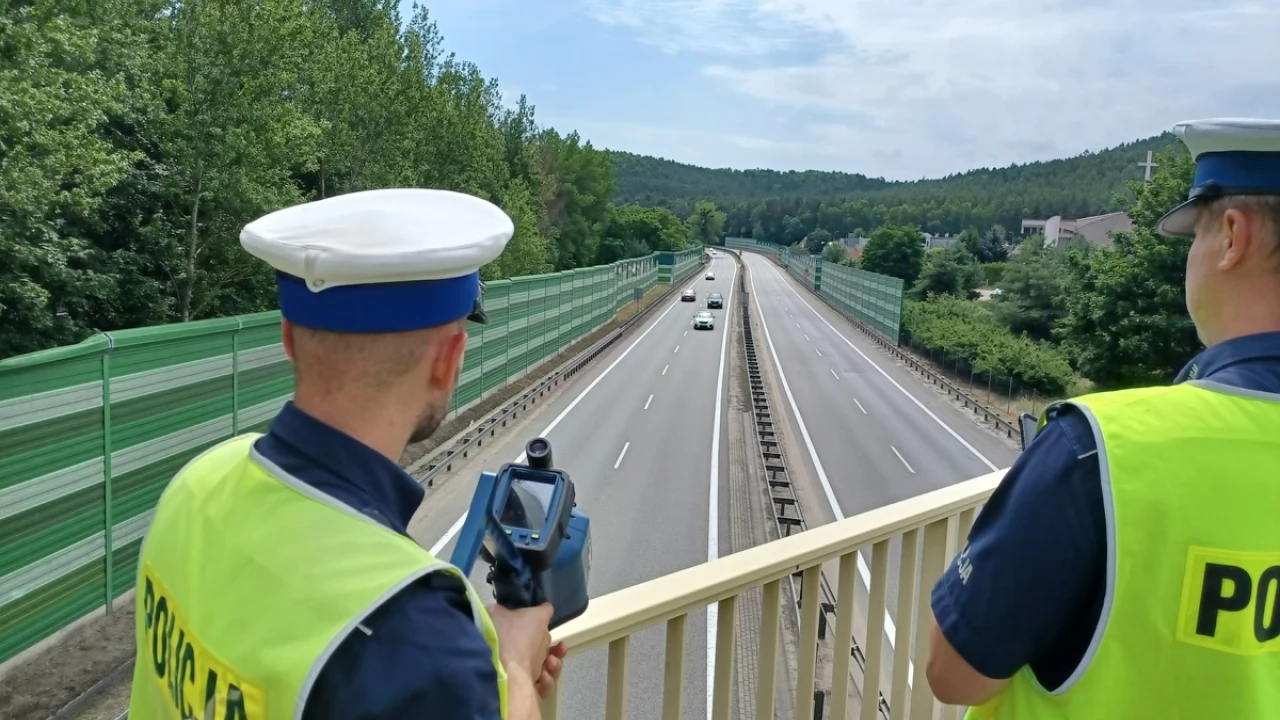 Kontrole prędkości przy bramkach na autostradzie
