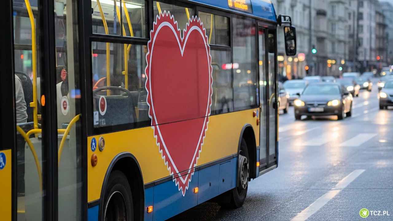Walentynkowy autobus wyjedzie na ulice Tczewa