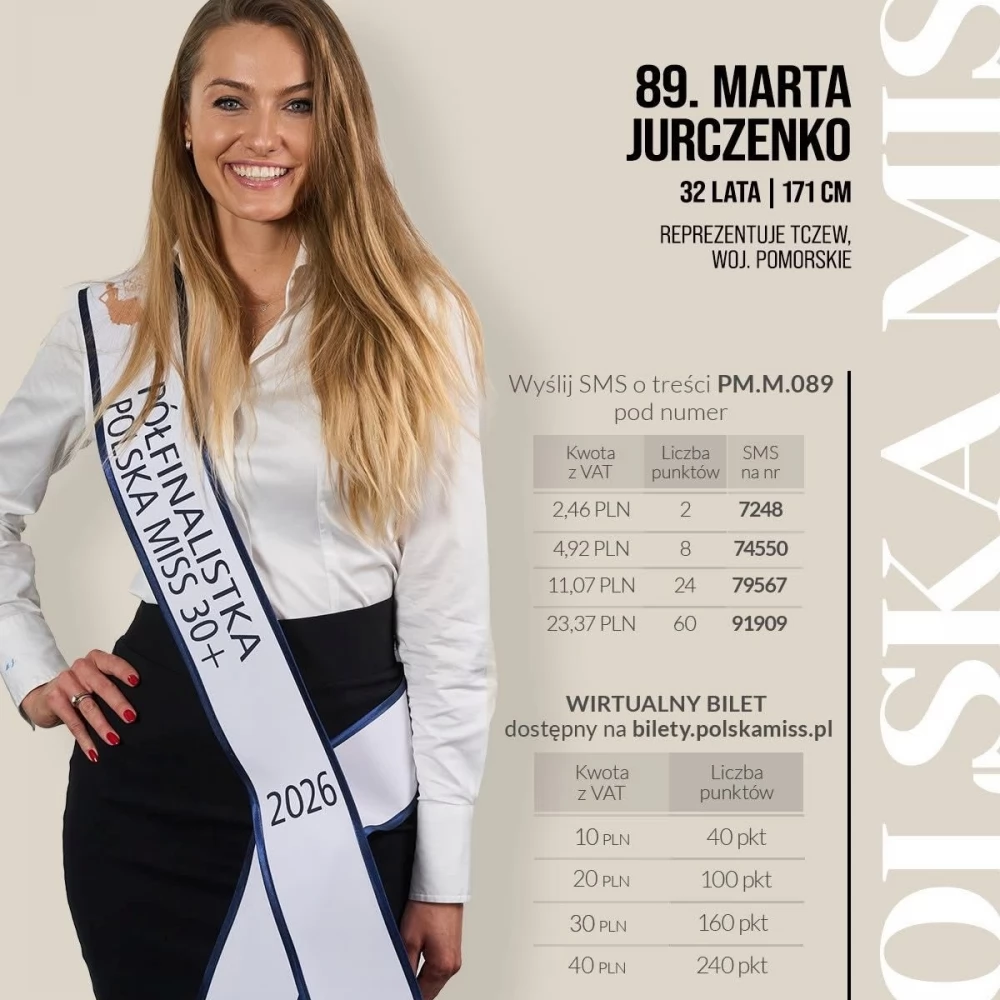 Tczewianka walczy o tytuł "Polska Miss". Możemy pomóc!